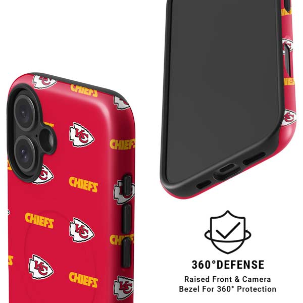 NFL Kansas City Chiefs Blitz Series iPhone 16 Magsafe Impact Case