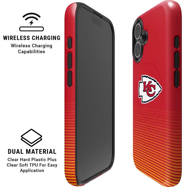NFL Kansas City Chiefs Breakaway iPhone 16 Magsafe Impact Case