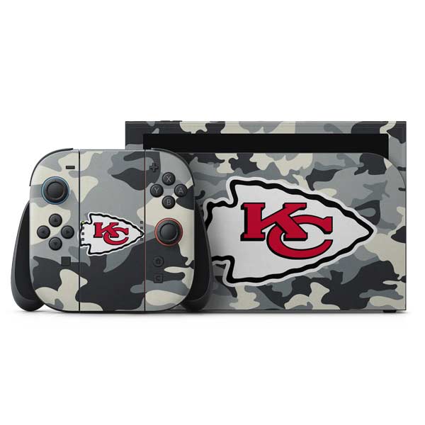 NFL Kansas City Chiefs Camo Nintendo Skins
