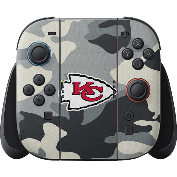 NFL Kansas City Chiefs Camo Nintendo Skins