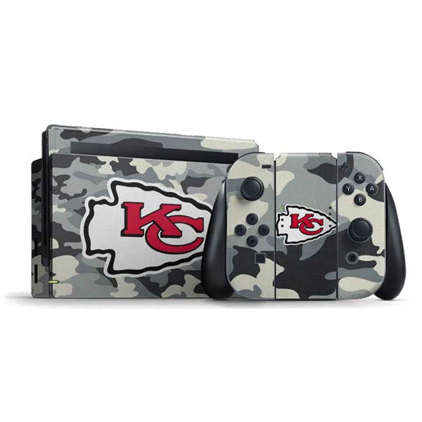 NFL Kansas City Chiefs Camo Nintendo Skins