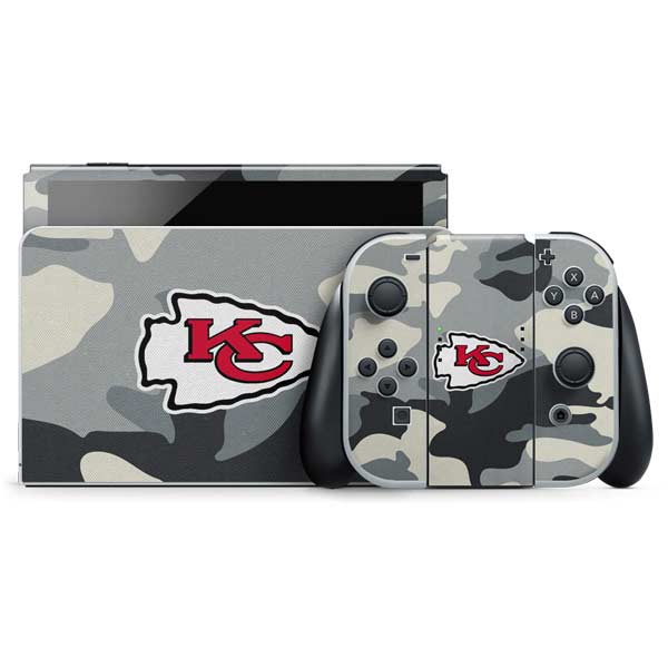 NFL Kansas City Chiefs Camo Nintendo Skins