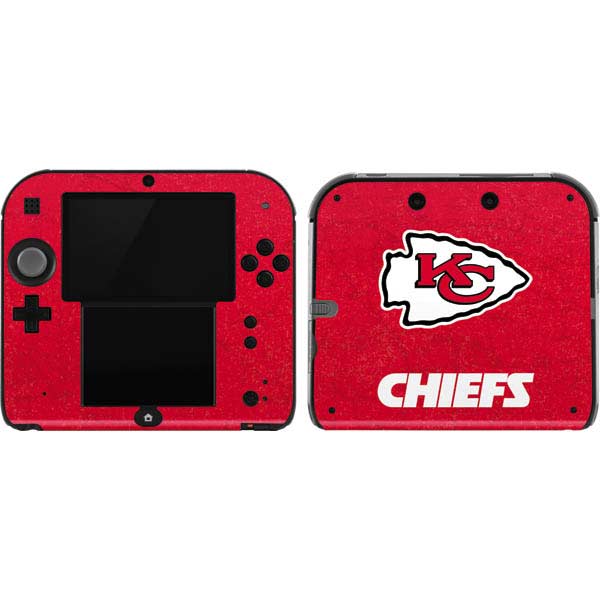NFL Kansas City Chiefs Distressed Nintendo Skins