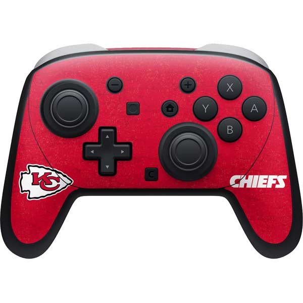 NFL Kansas City Chiefs Distressed Nintendo Skins