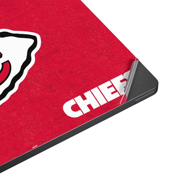 NFL Kansas City Chiefs Distressed Surface Laptop 7 13.8in Skin