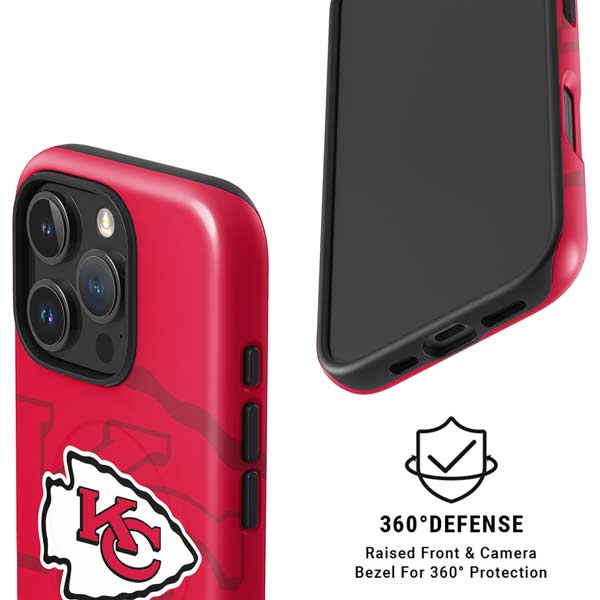 NFL Kansas City Chiefs Double Vision iPhone 16 Pro Max Magsafe Impact Case