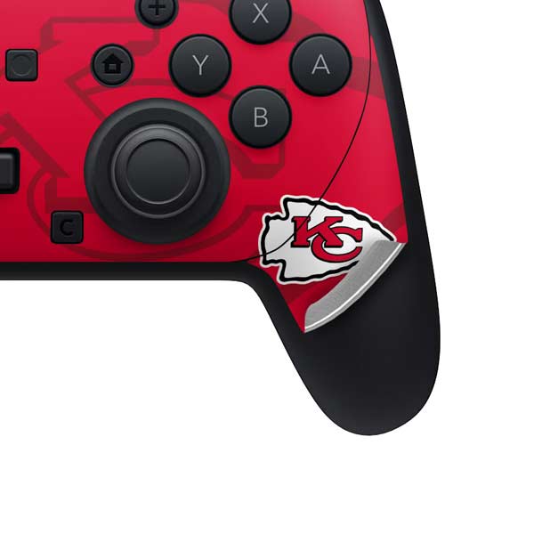 NFL Kansas City Chiefs Double Vision Nintendo Switch 2 (2025) Pro Controller Skin