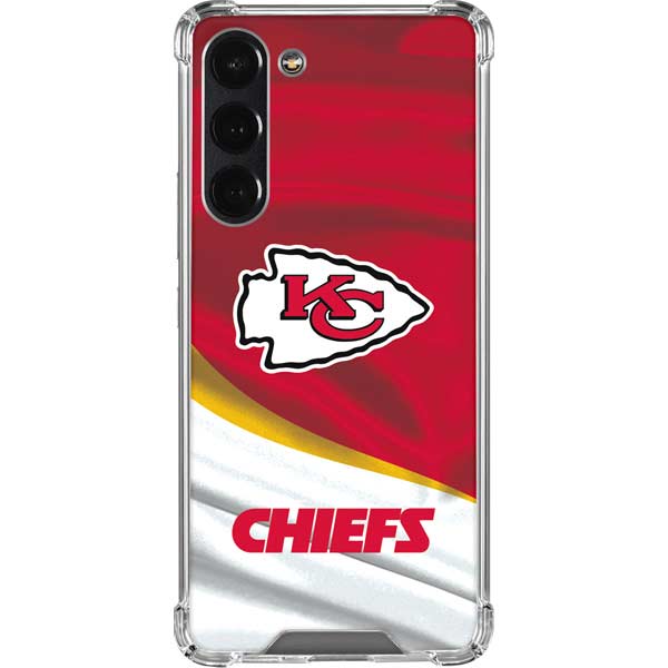 NFL Kansas City Chiefs Galaxy S24 FE Clear Case