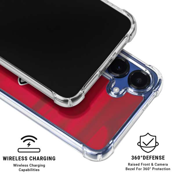 NFL Kansas City Chiefs Galaxy S25 Plus Clear Case