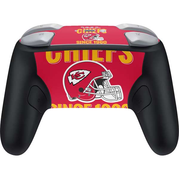 NFL Kansas City Chiefs Helmet Nintendo Switch 2 (2025) Pro Controller Skin