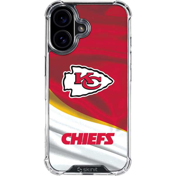 NFL Kansas City Chiefs iPhone 16 Plus Clear Case