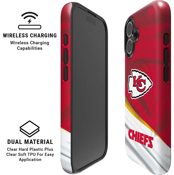 NFL Kansas City Chiefs iPhone 16 Plus Magsafe Impact Case