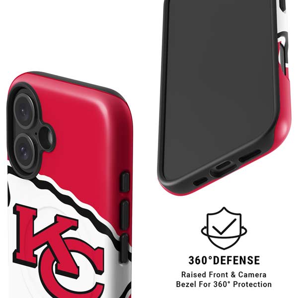 NFL Kansas City Chiefs Large Logo iPhone 16 Plus Magsafe Impact Case