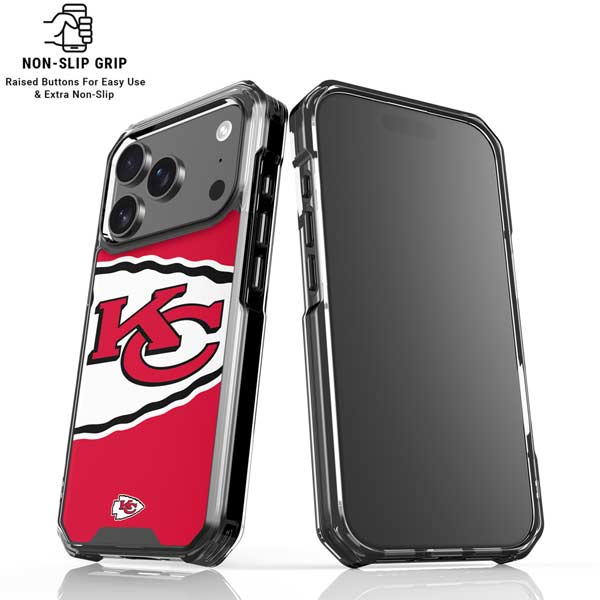 NFL Kansas City Chiefs Large Logo iPhone 17 Pro Clear Case