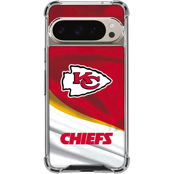 NFL Kansas City Chiefs Pixel 9 Pro XL Clear Case