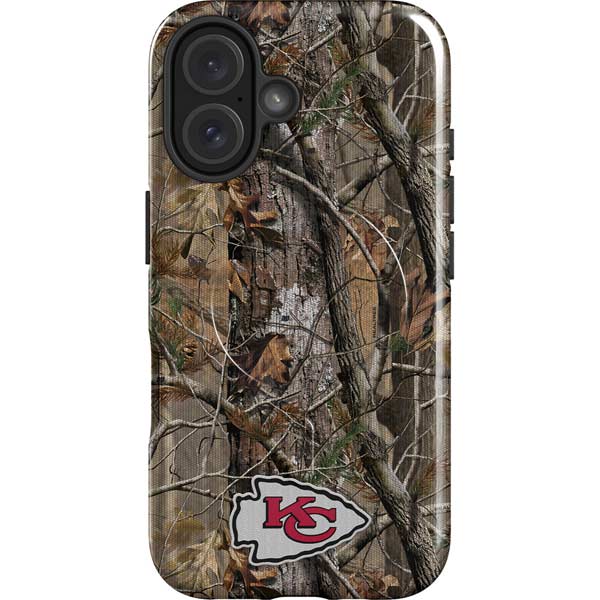 NFL Kansas City Chiefs Realtree AP Camo iPhone 16 Magsafe Impact Case
