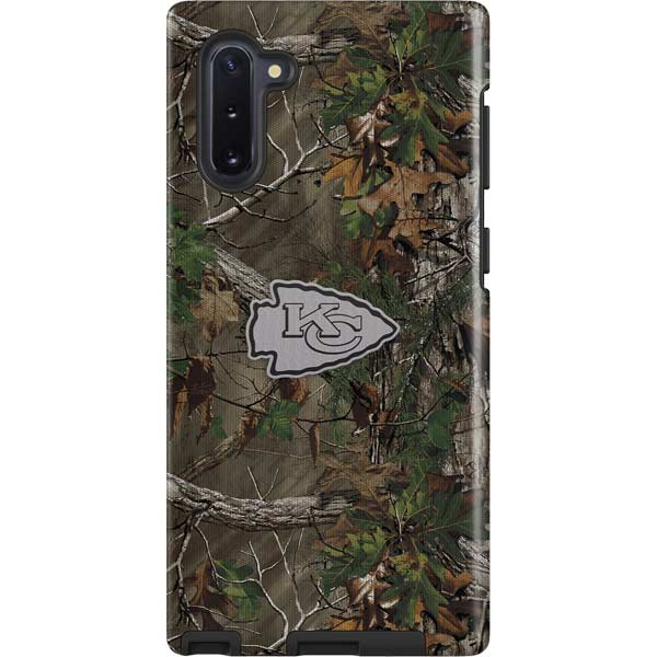 NFL Kansas City Chiefs Realtree Xtra Green Camo Galaxy Cases