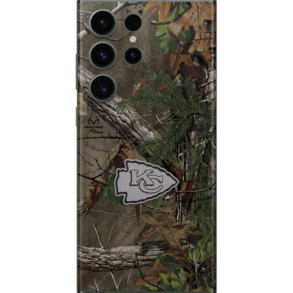 NFL Kansas City Chiefs Realtree Xtra Green Camo Galaxy Skins
