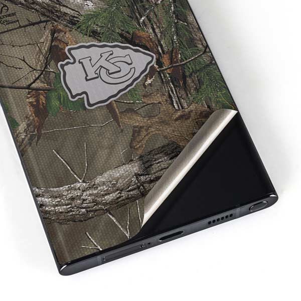 NFL Kansas City Chiefs Realtree Xtra Green Camo Galaxy Skins