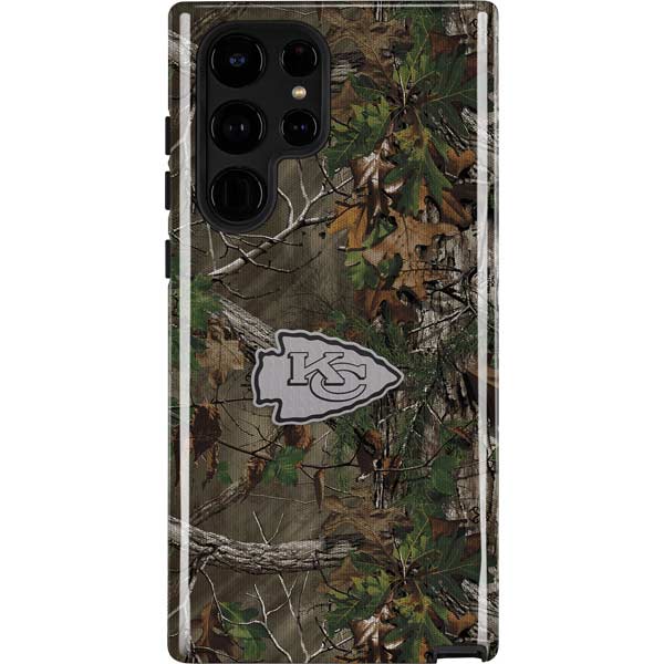 NFL Kansas City Chiefs Realtree Xtra Green Camo Galaxy Cases