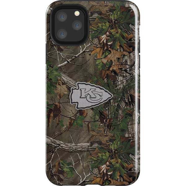 NFL Kansas City Chiefs Realtree Xtra Green Camo iPhone Cases