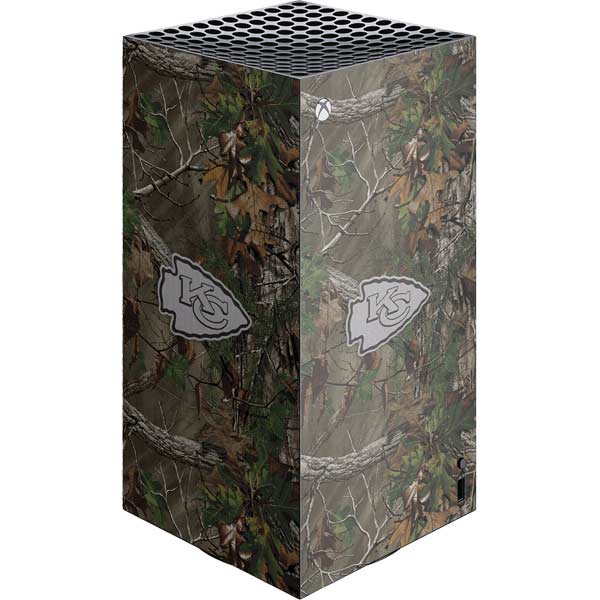 NFL Kansas City Chiefs Realtree Xtra Green Camo Xbox Series X Skins