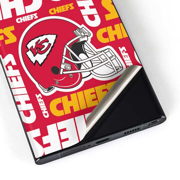 NFL Kansas City Chiefs Red Blast Galaxy Skins