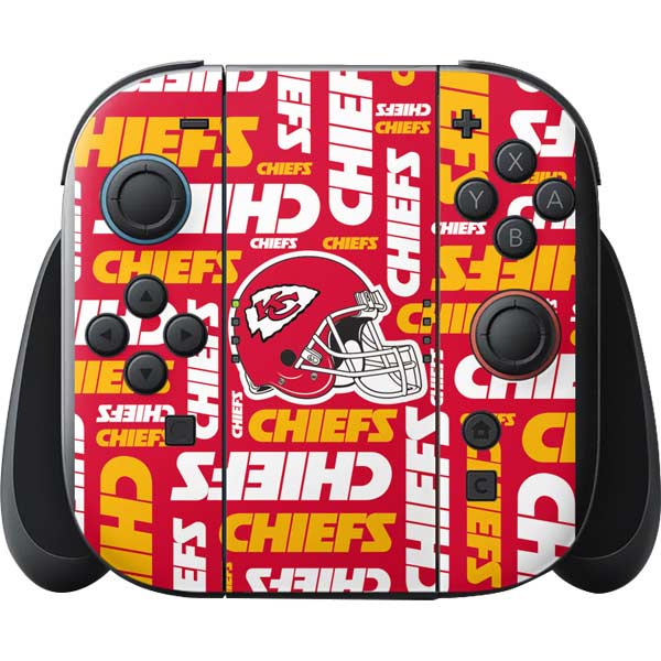 NFL Kansas City Chiefs Red Blast Nintendo Switch 2 (2025) with Joy-Con Skin