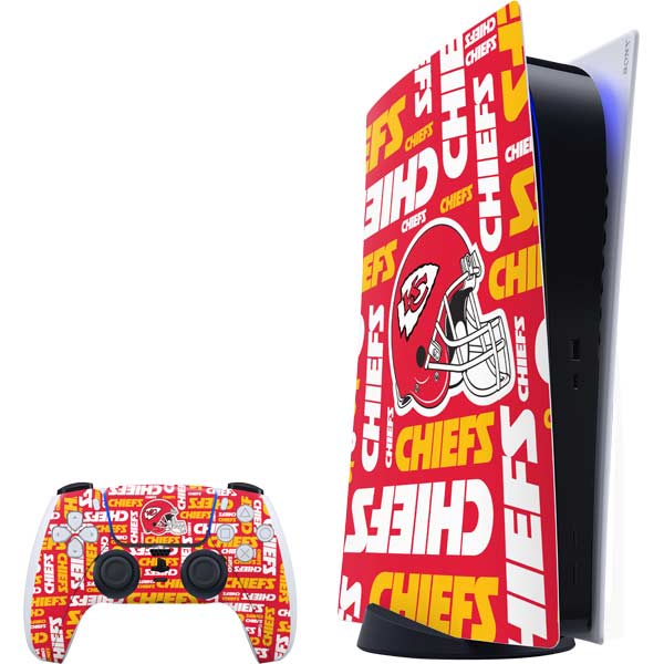 NFL Kansas City Chiefs Red Blast PlayStation PS5 Skins