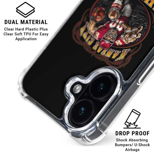 Liquid Blue NFL Kansas City Chiefs Running Back iPhone 17 MagSafe Case