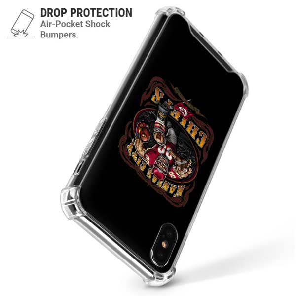 Liquid Blue NFL Kansas City Chiefs Running Back iPhone X/XS Clear Case