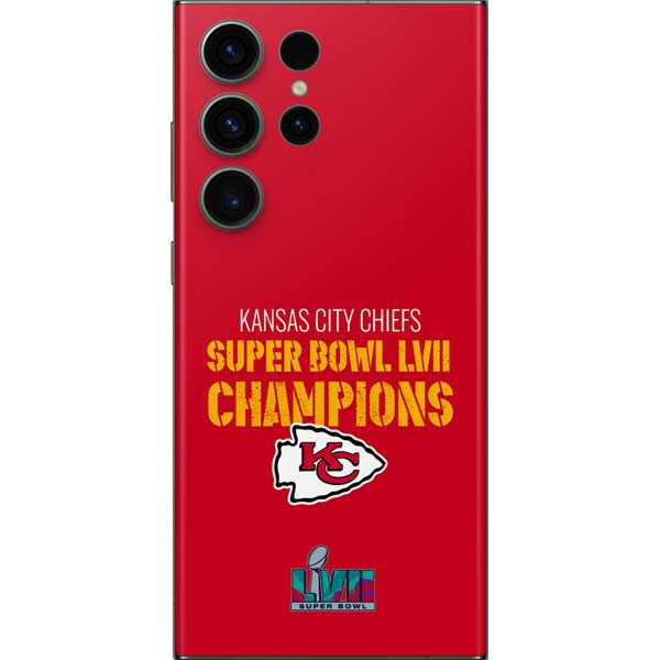 NFL Kansas City Chiefs Super Bowl LVII Champions Galaxy Skins