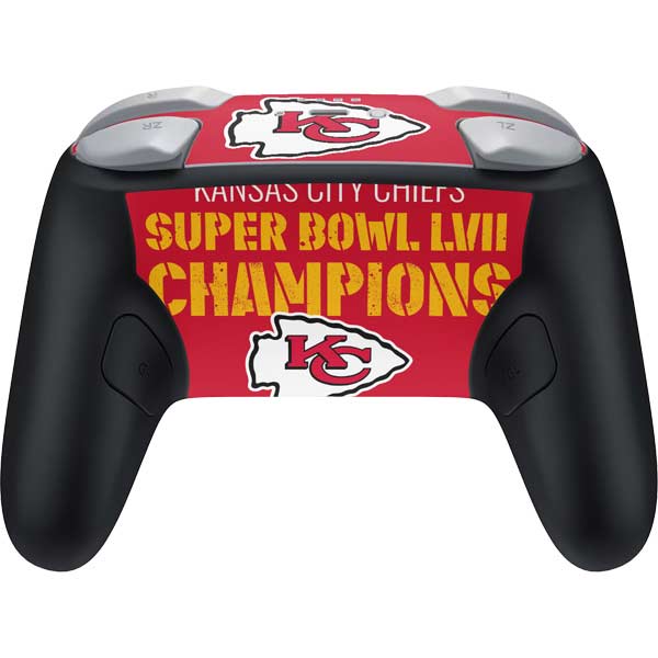 NFL Kansas City Chiefs Super Bowl LVII Champions Nintendo Switch 2 (2025) Pro Controller Skin