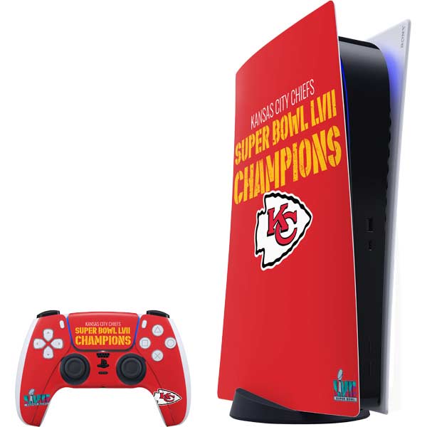 NFL Kansas City Chiefs Super Bowl LVII Champions PlayStation PS5 Skins
