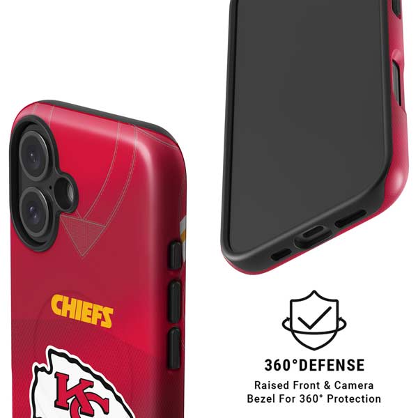NFL Kansas City Chiefs Team Jersey iPhone 16 Magsafe Impact Case
