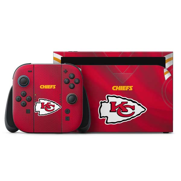 NFL Kansas City Chiefs Team Jersey Nintendo Skins