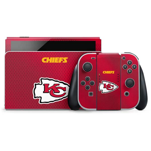 NFL Kansas City Chiefs Team Jersey Nintendo Skins