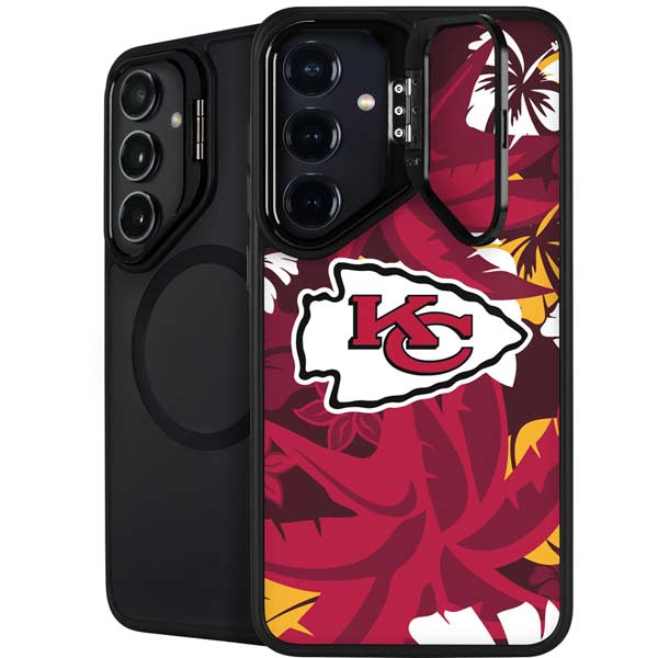 NFL Kansas City Chiefs Tropical Print Galaxy S26 Plus Kickstand Case