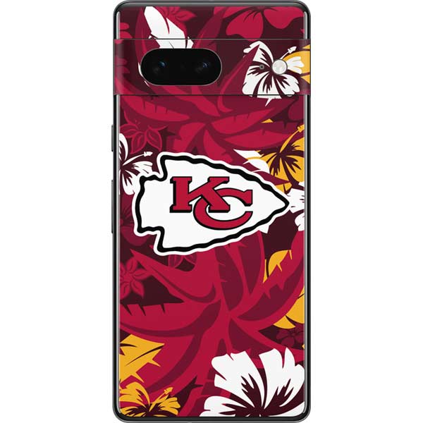 NFL Kansas City Chiefs Tropical Print Pixel Skins