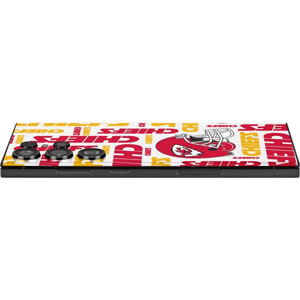 NFL Kansas City Chiefs White Blast Galaxy Skins
