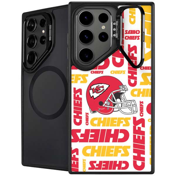 NFL Kansas City Chiefs White Blast Galaxy S26 Ultra Kickstand Case