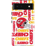 NFL Kansas City Chiefs White Blast Pixel Cases
