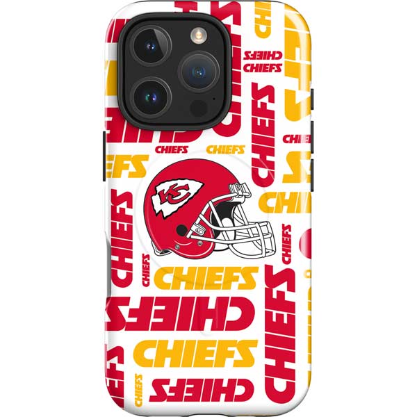 NFL Kansas City Chiefs White Blast iPhone 16 Pro Max Magsafe Impact Case