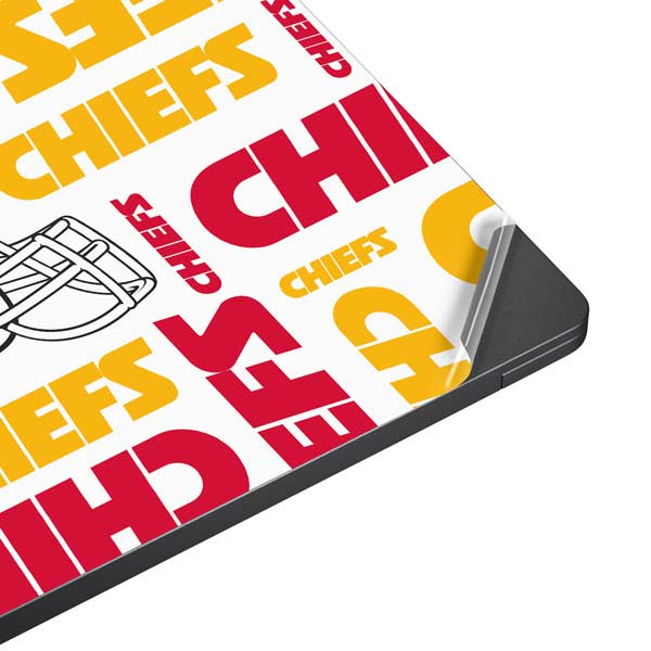 NFL Kansas City Chiefs White Blast Surface Laptop 7 13.8in Skin
