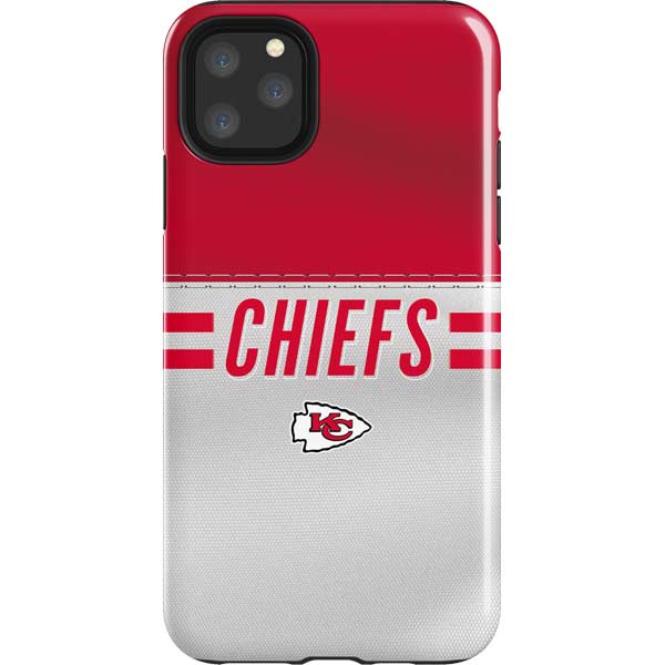 NFL Kansas City Chiefs White Striped iPhone Cases