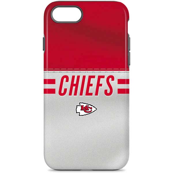 NFL Kansas City Chiefs White Striped iPhone Cases