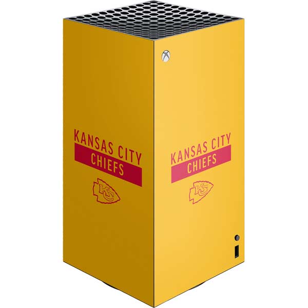 NFL Kansas City Chiefs Yellow Performance Series Xbox Series X Skins