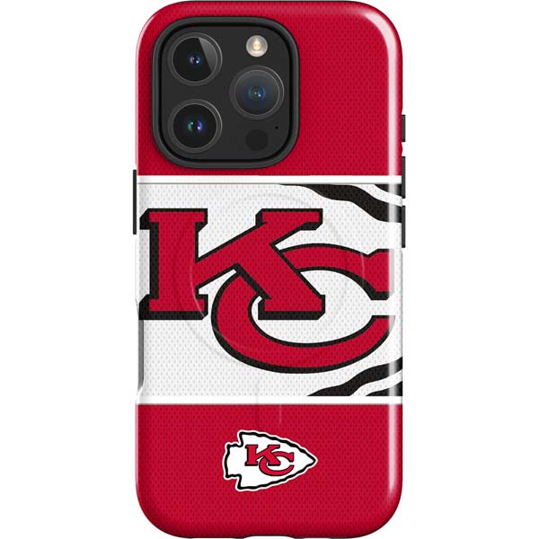 NFL Kansas City Chiefs Zone Block iPhone 16 Pro Magsafe Impact Case
