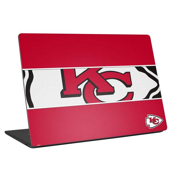 NFL Kansas City Chiefs Zone Block Laptop Skins