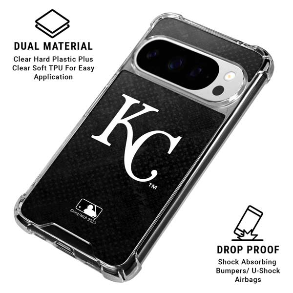 MLB Kansas City Royals Dark Wash Google Pixel 10 Pro XL Clear Case